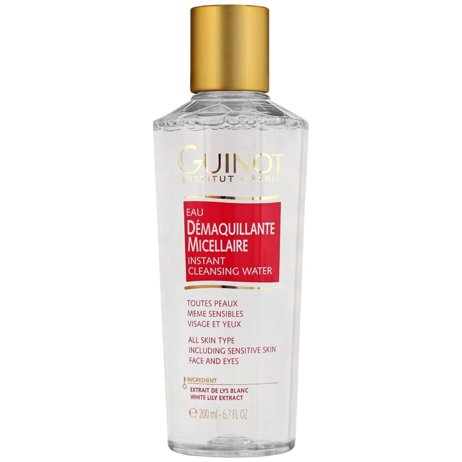 Guinot Instant Cleansing Water(Eau Demaquillante Micellaire) product image.