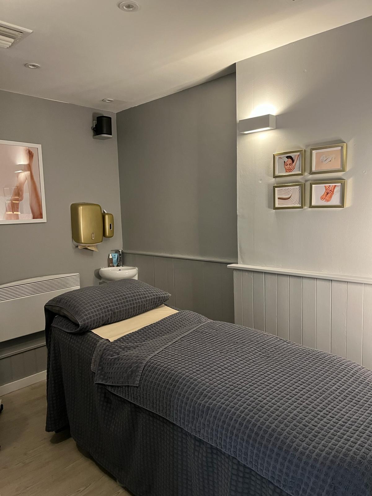 Beauty Salon in brighton treatment room internal.