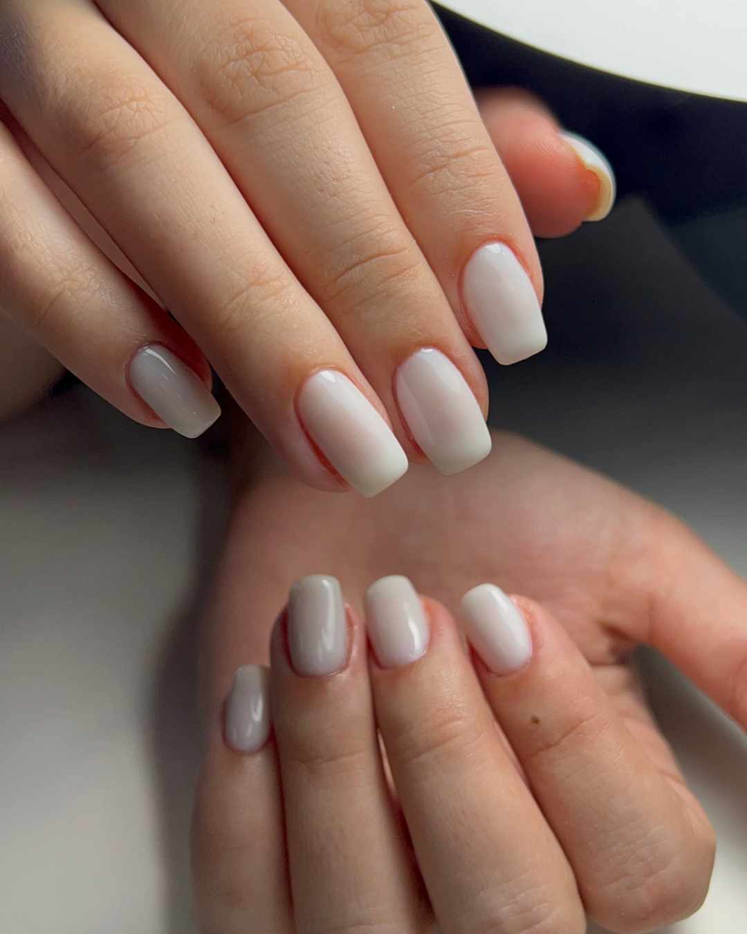 nude manicure
