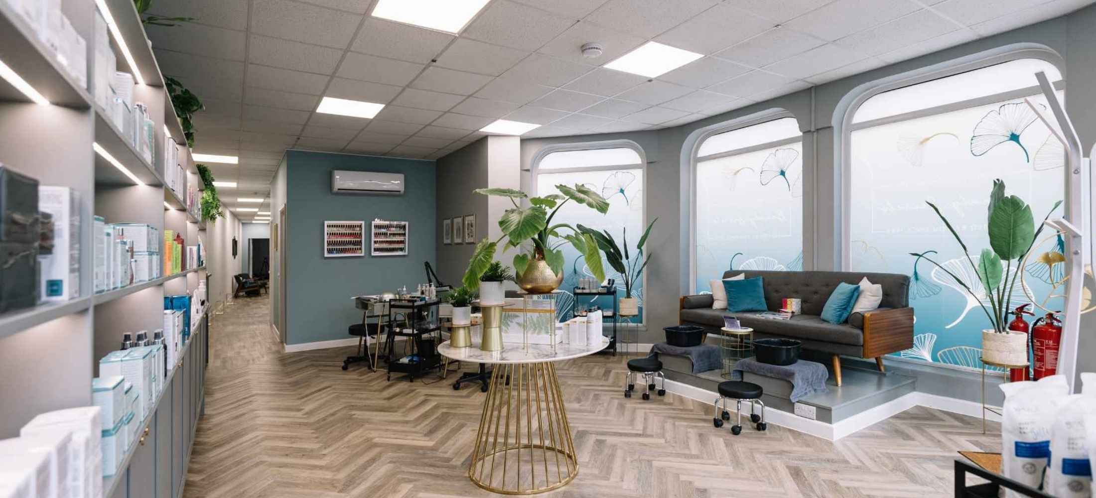Beauty Secrets Chichester reception. 