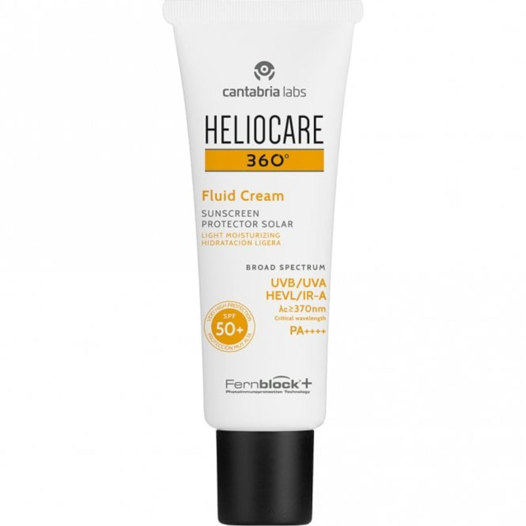 Heliocare 360° Fluid Cream SPF50+ product image. 