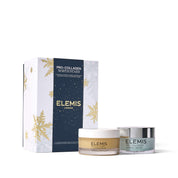 Elemis skincare products with packaging on a white background