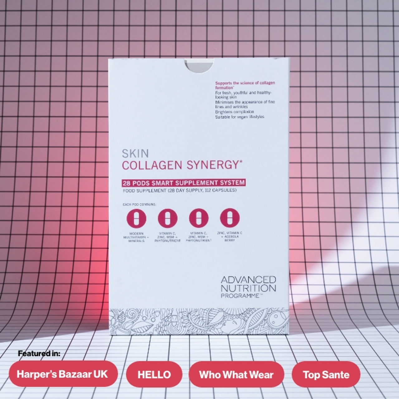 Advanced Nutrition Collagen Synergy product image. 